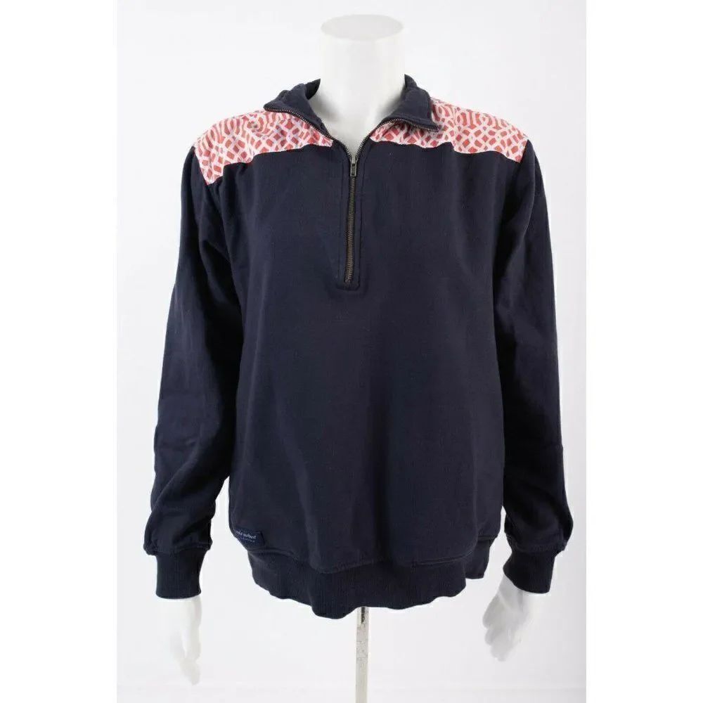 Simply Southern Womens Jacket S Navy Pullover